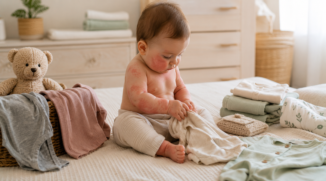 Baby Eczema Flare-Ups: Which Fabrics to Avoid and What to Wear Instead
