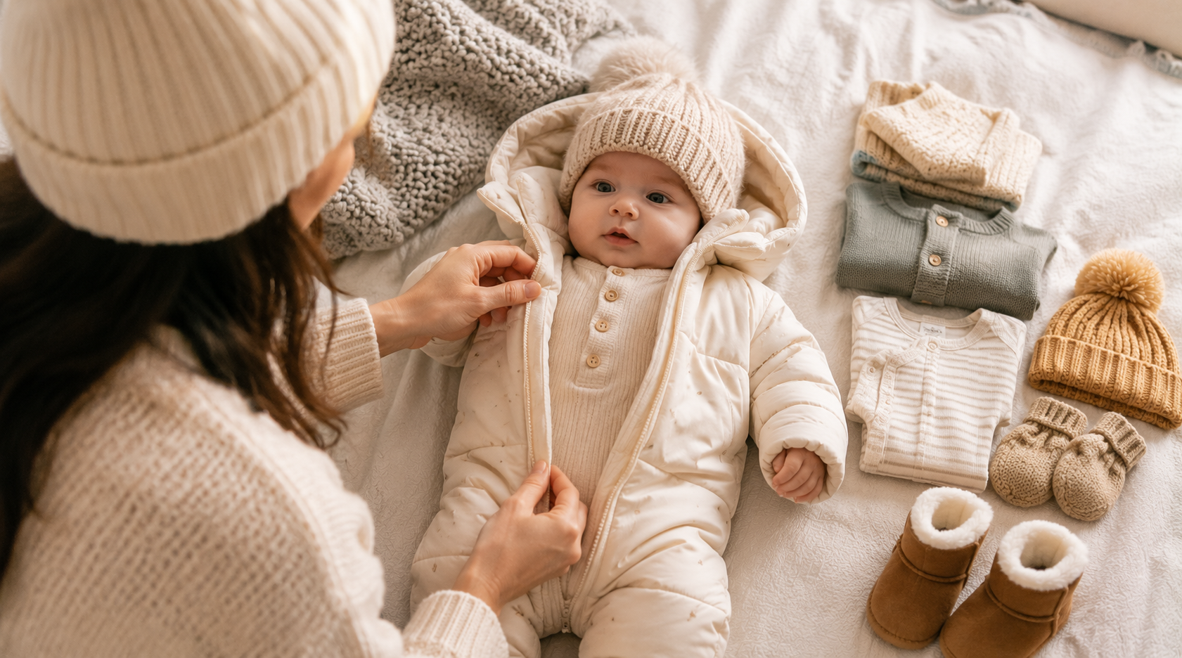 How to Layer Baby Clothes in Winter Without Overheating Them