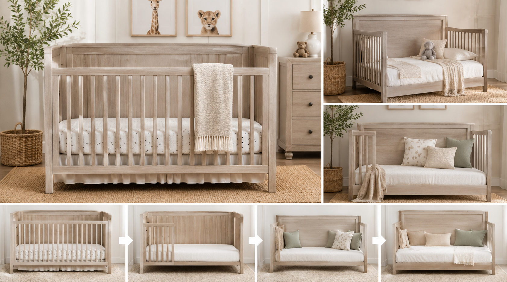 Best Convertible Cribs That Grow With Your Baby Into Toddlerhood