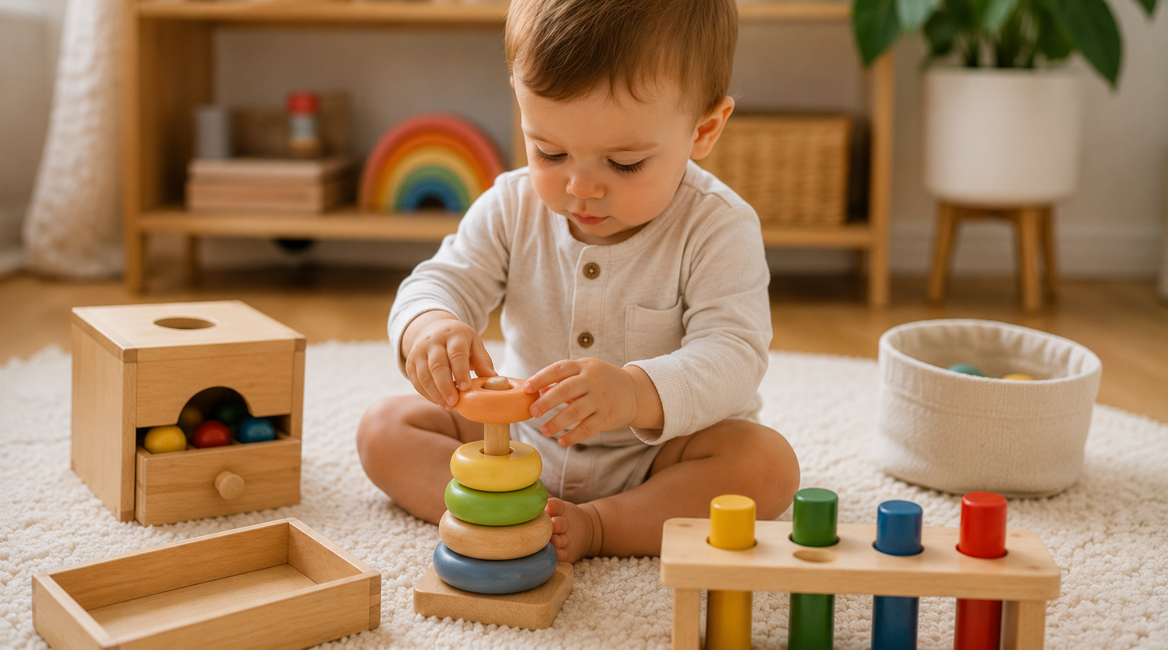 Montessori Toys for 1-Year-Olds That Boost Motor Skills