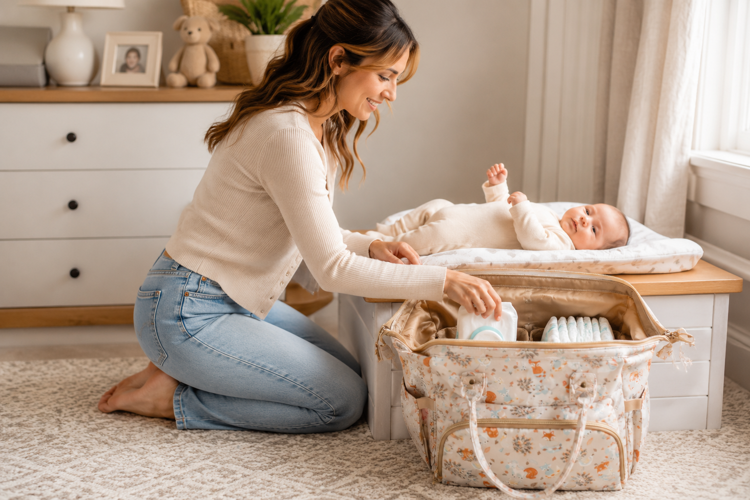 Waterproof Diaper Bag – The Stylish Mom's Ultimate Travel Companion