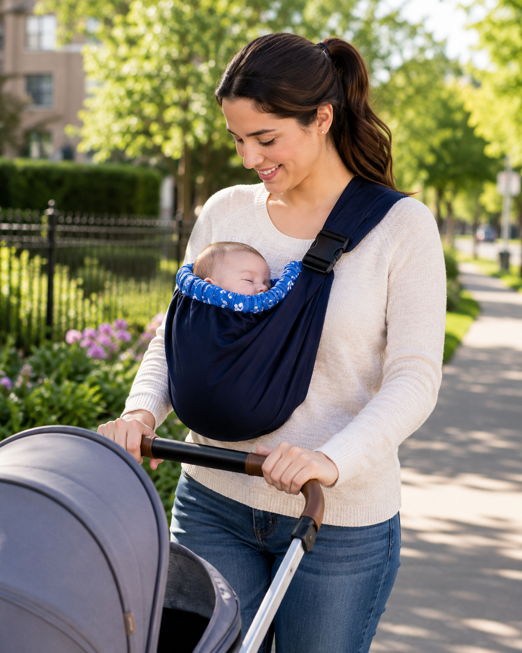 Baby Wrap Sling Carrier – Keep Newborns Close & Comfortable