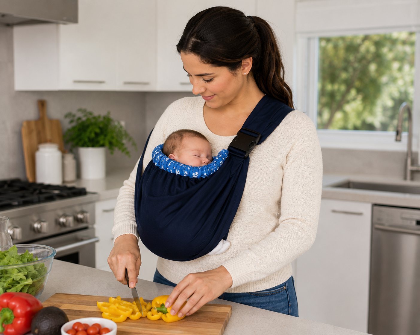 Baby Wrap Sling Carrier – Keep Newborns Close & Comfortable