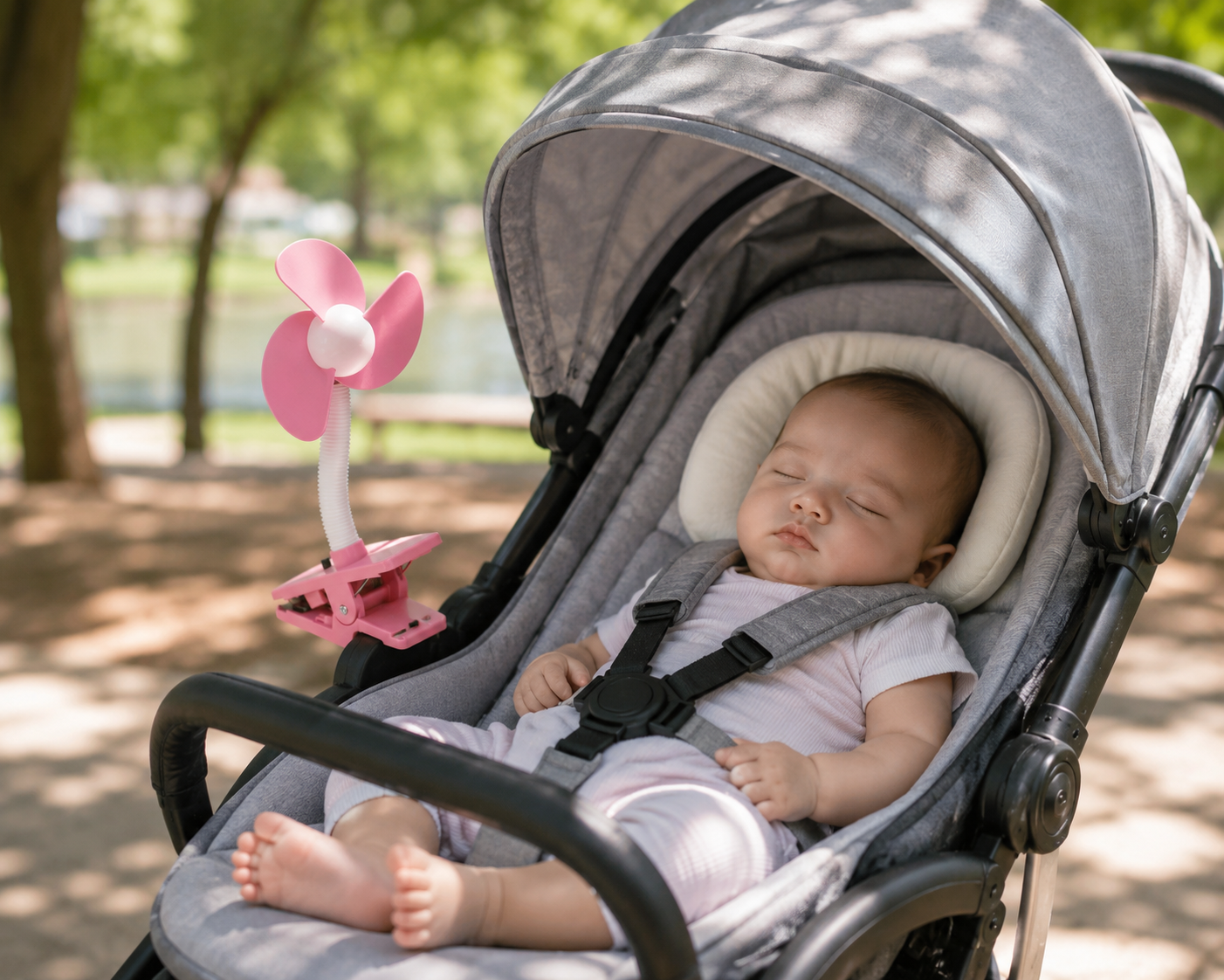 Baby Stroller Clip Fan – Cool & Quiet All Summer Long