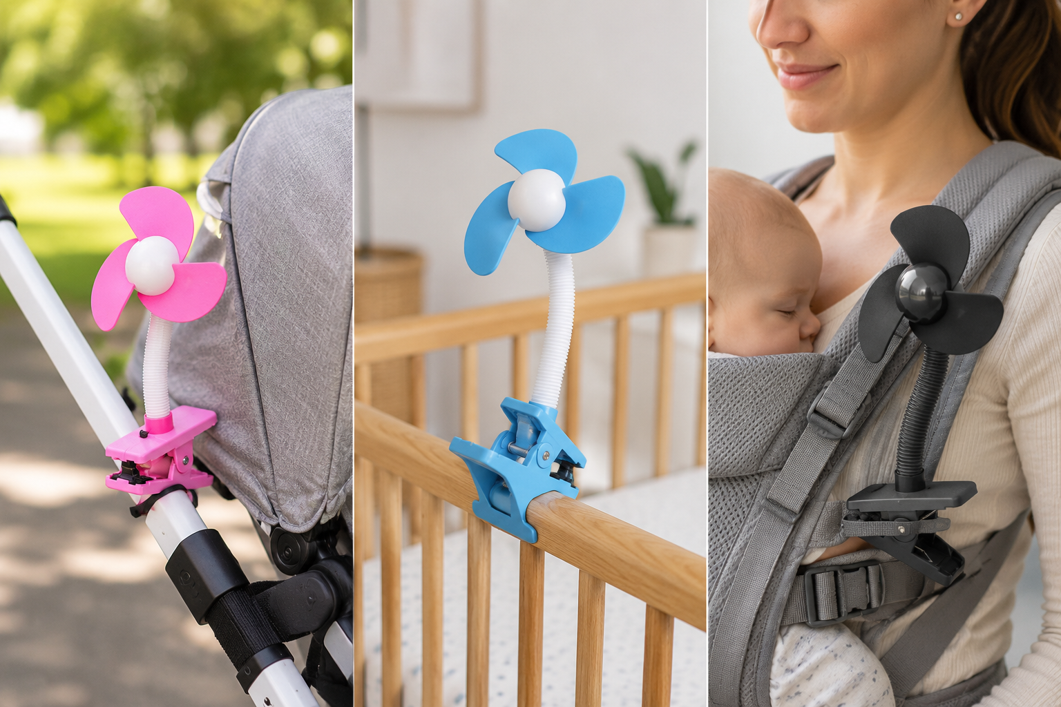 Baby Stroller Clip Fan – Cool & Quiet All Summer Long