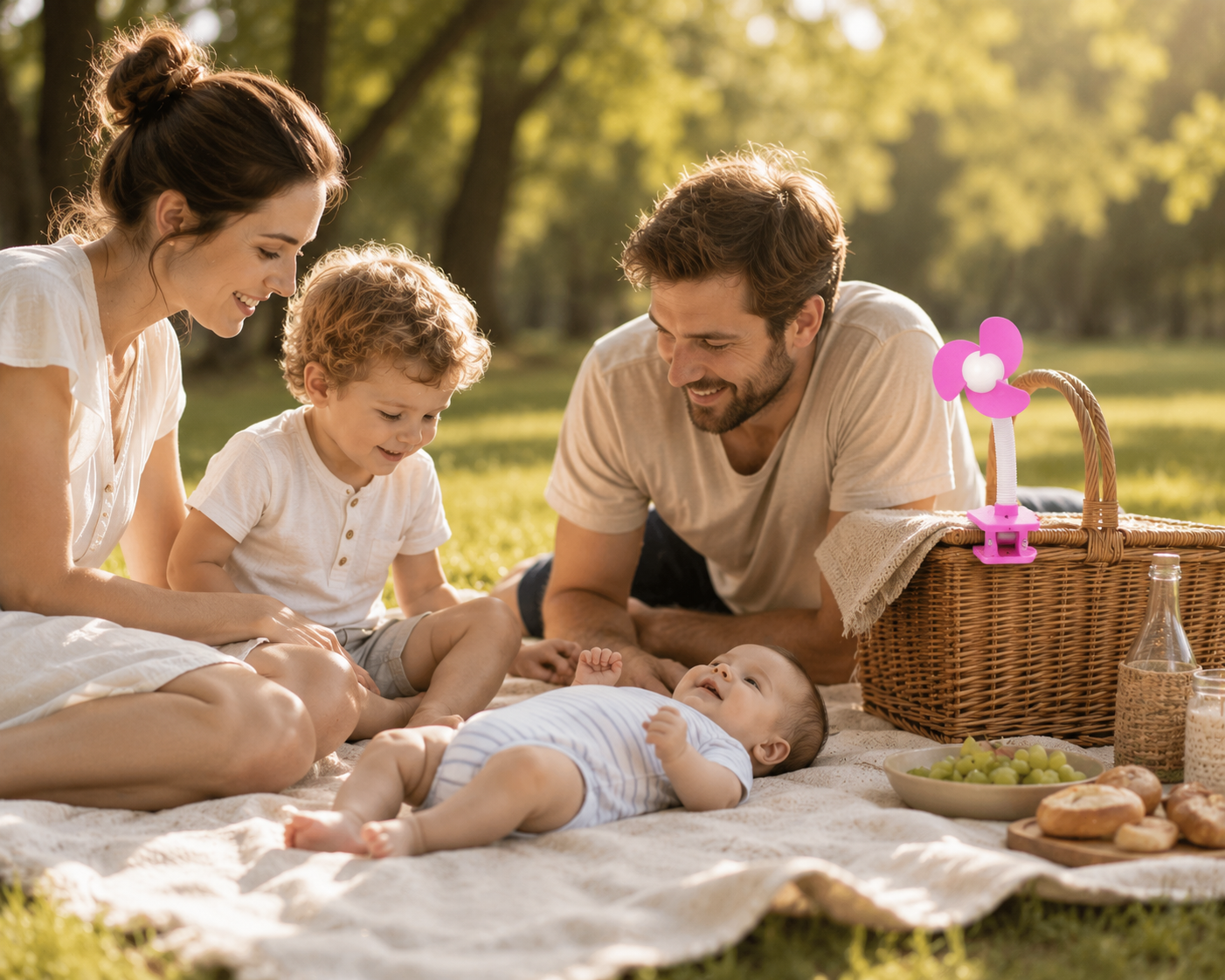 Baby Stroller Clip Fan – Cool & Quiet All Summer Long