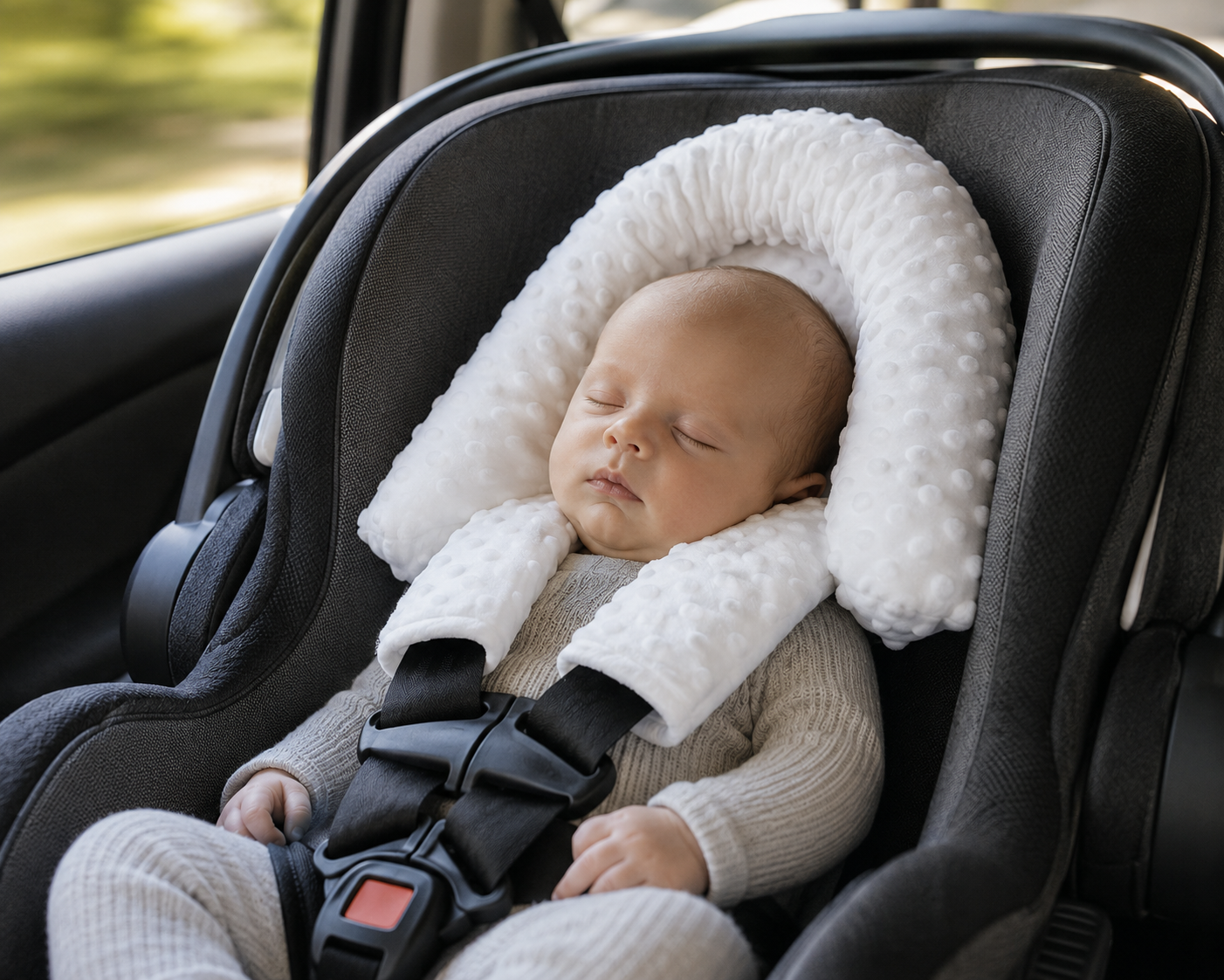 Baby Car Seat Pillow – Cozy Head & Neck Support Set