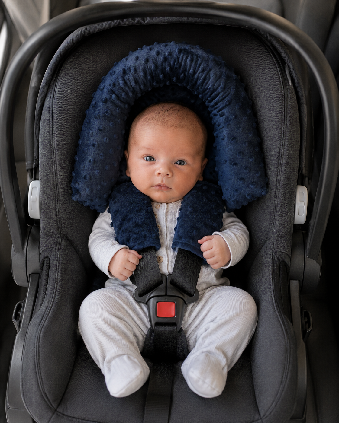 Baby Car Seat Pillow – Cozy Head & Neck Support Set
