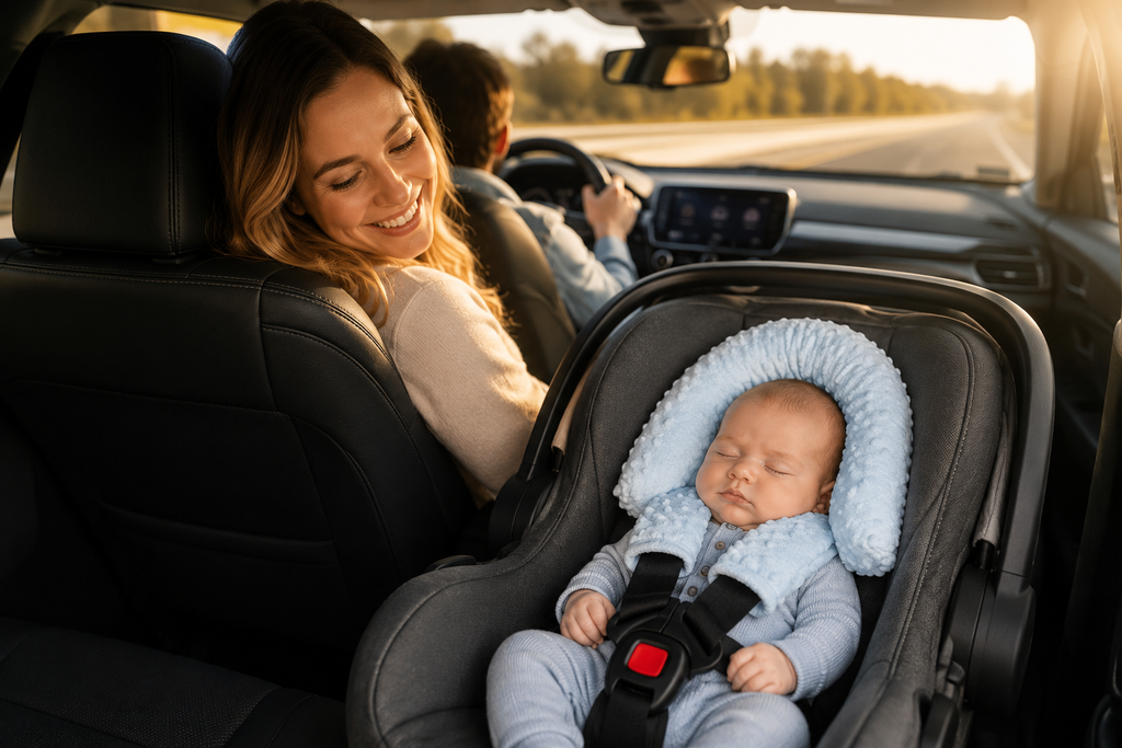 Baby Car Seat Pillow – Cozy Head & Neck Support Set