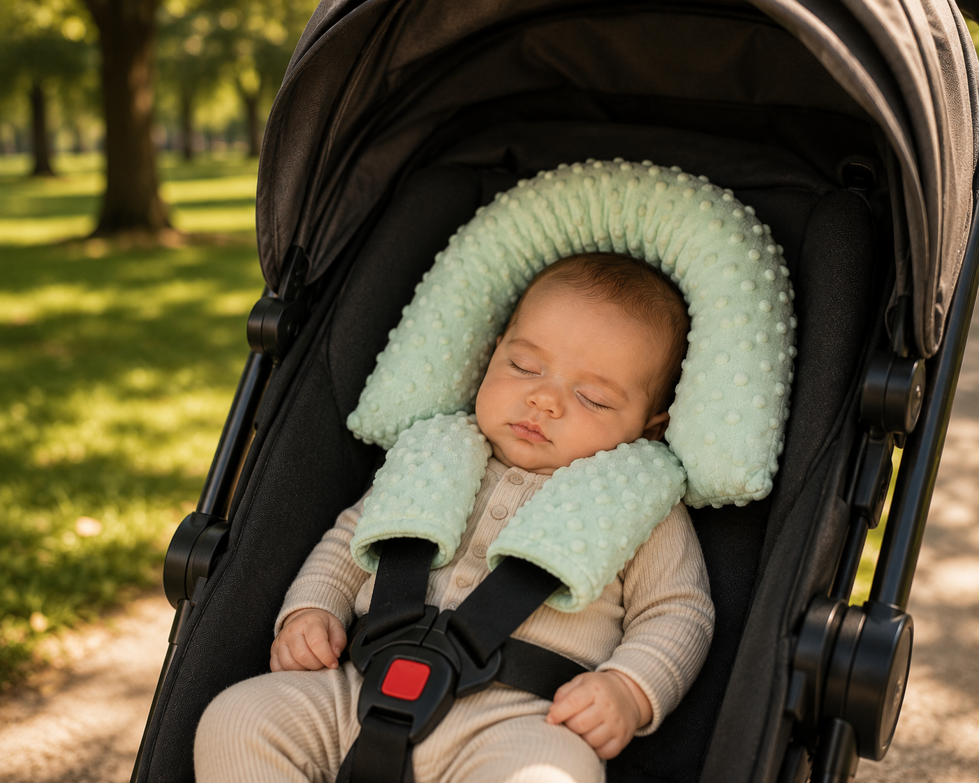 Baby Car Seat Pillow – Cozy Head & Neck Support Set