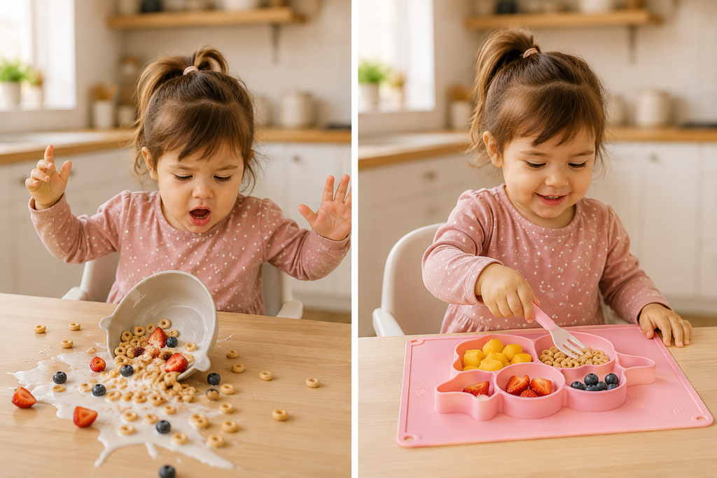 Silicone Suction Baby Bowl – Mess-Free Mealtime Made Easy