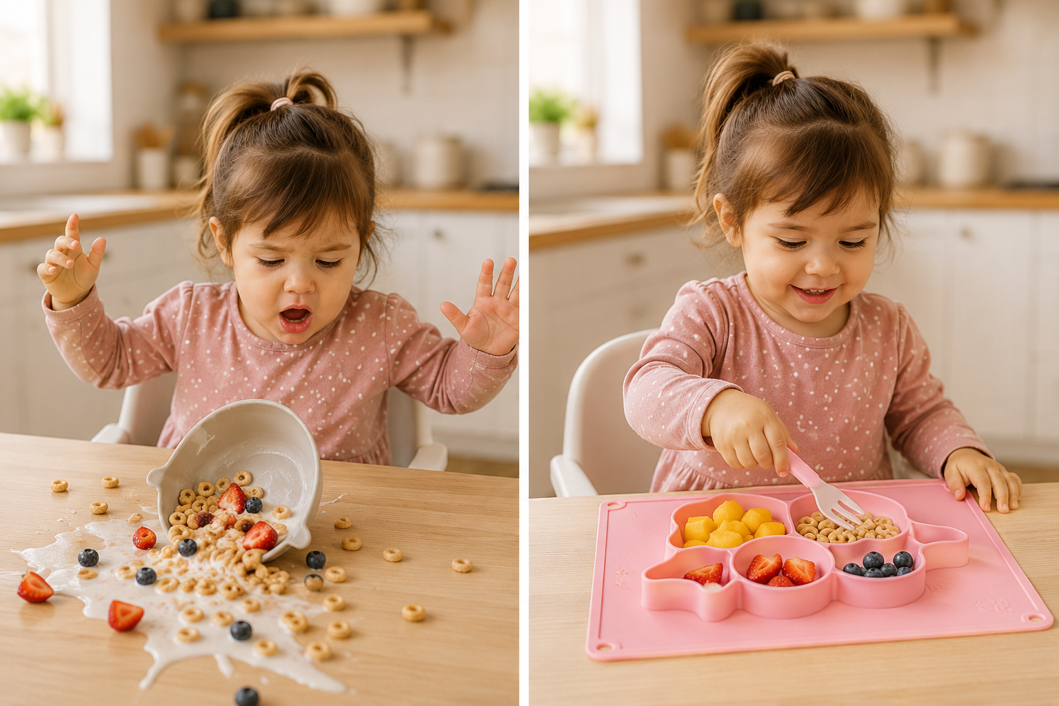 Silicone Suction Baby Bowl – Mess-Free Mealtime Made Easy